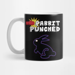 Neon Black Rabbit of the Future With the shows name title T-Shirt Mug